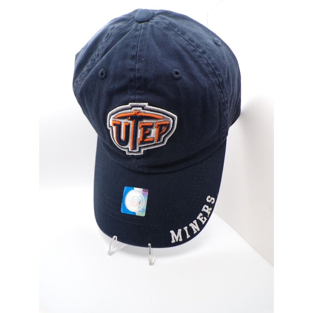 UTEP Miners Navy Baseball Cap Adjustable Strapback Men's Hat